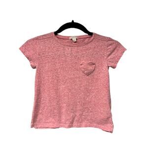 Crewcuts Pink Short-Sleeve Top, Size XS (4-5)
